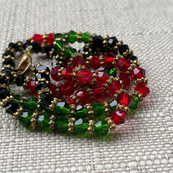 Women Necklace Mala Multi Color Beads Wrap Bracelet Multi Use Jewelry - Picture 2 of 9